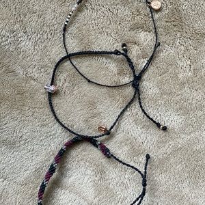 Pura Vida three bracelet set